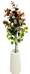 Dekorace eukalyptus umělý přízdoba zeleň 44cm