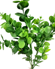 Dekorace eukalyptus umělý přízdoba zeleň 44cm
