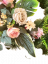 Luksuzni umjetni vijenac za bor, ekskluzivni ruže, božuri, hortenzije, gerbere i dodaci 80cm x 90cm
