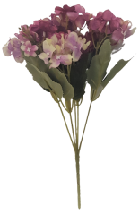 Hortenzie kytice růžová 30cm umělá