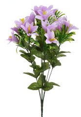 Lalia kytica fialová 47cm umelá