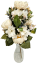 Exclusive Artificial Peonies Bouquet 52cm x 30cm Cream