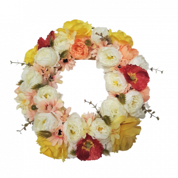 Bazsarózsa - Művirág - gyönyörű dekoráció minden alkalomra - Anyag - Plastic