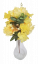Bazsarózsa Bazsarózsa és Hortenzia csokor 48cm sárga művirág
