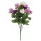 Exclusive Buket Ruže, Anemone, Ranunculus x12 48cm ljubičasta, kremasta umjetni