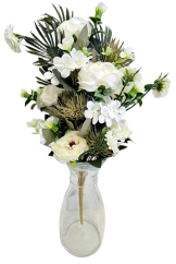 Buket Anemone 44cm umjetna kremasta