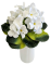 Künstliche Violette Weiß 23cm