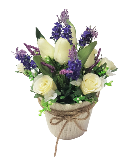 Lavandă - Floare artificială - un decor frumos pentru orice ocazie - Material - mătase