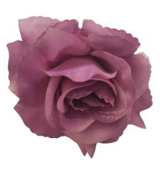 Główka kwiatowa róży O 10cm Fioletowa sztuczna