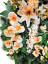 Luxusný smútočný veniec borovicový exclusive pivonky, ľalie, margaréty, hortenzie, orchidey a doplnky 90cm