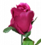 Mesterséges rózsa bimbó a száron 64cm bordó