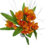 Crocus šafran cvijet x7 30cm narančasti umjetni