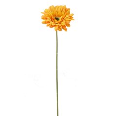 Gerbera kusová 44cm oranžová umelá