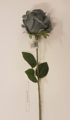 Sztuczny róż niebieski 74cm