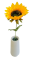 Künstliche Sonnenblume 38cm Gelb