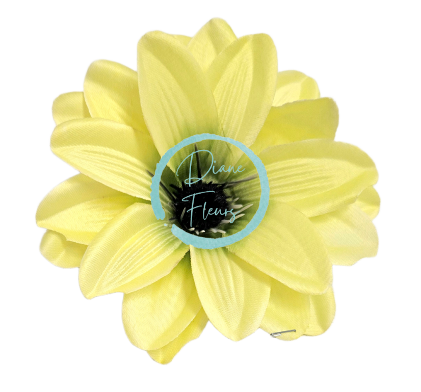 Цветна глава на клематис O 11 см light green artificial