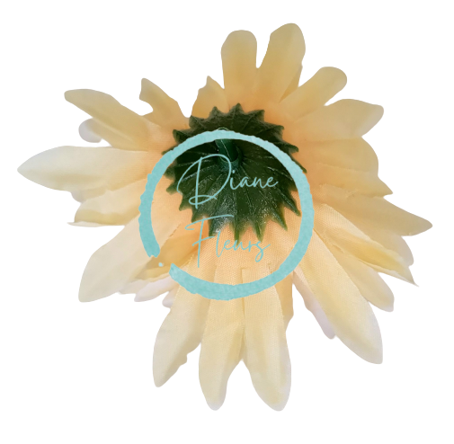 Cap de flori Crizantemă Ø 10cm piersicii flori artificiale