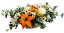 Trauergesteck aus künstliche Rosen, Gänseblümchen, Lilien und Accessoires 50cm x 35cm x 18cm AS1077