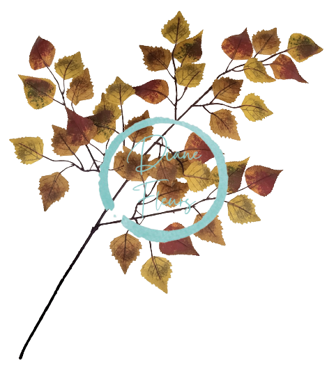 Ozdoba gałązka brzozy 58cm jesienna sztuczna