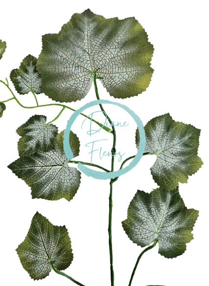 Декорация от изкуствени лозови листа 48 см