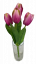 Künstliche Tulpenstrauß x5 31cm Lila