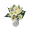 Buchet de Margarete x10 32cm creme flori artificiale