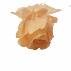 Künstliche Rose Satin Beige 65cm