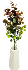 Dekorace eukalyptus umělý přízdoba zeleň 44cm