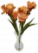 Buchet de Iris 60cm flori artificiale maro