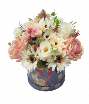 Gerbery - Kvalitní a krásná umělá květina ideální jako dekorace - barva - krémová