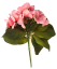 Künstliche Violette Blume Rosa 23cm