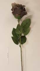 Ruža šedá 74cm umelá