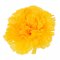 Cap de floare de garoafă Ø 7cm galben flori artificiale - pretul este pentru un pachet de 12 buc