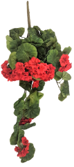 Umjetni pelargonija Geranium penjanje "8" crvena 70cm