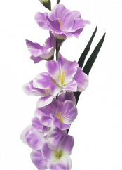Gladiola kusová do vázy 78cm fialová umělá