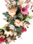 Prútený veniec mix kvetov a doplnky Ø 46cm