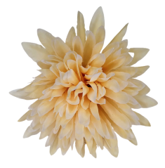 Główka kwiatowa chryzantemy O 10cm brzoskwiniowa sztuczna
