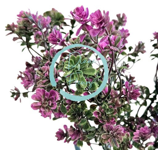 Mesterséges Sedum ʹDazzleberryʹ csokor 29cm zöld, lila