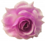 Růže hlava květu O 10cm fialová umělá