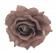 Ruža hlava kvetu O 10cm hnedá umelá