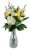 Künstliche Bunter Strauß Exclusive Rosen, Gladiolen, Accessoires 53cm