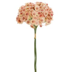 Dekorácia prízdoba Achillea zväzok umelá 32cm ružová