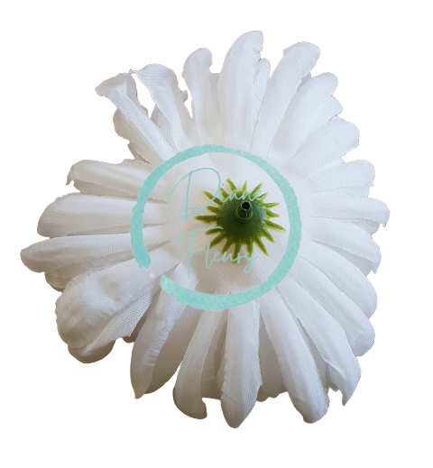 Glava cvijeta krizanteme Ø 13cm bijela umjetna