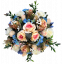 Artificial Wreath Roses, Hydrangeas and Accessories Ø 45cm