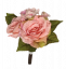 Buket ruža i hortenzija ružičasti 26 cm umjetni