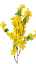 Zlatý dážď 50cm žltá umelý