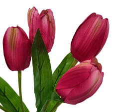 Bukiet tulipanów x5 31cm różowy