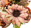 Artificial Peonies and Sunflowers luxury bouquet 50cm Brown