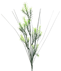 Dekorace přízdoba asparagus zeleň umělá 58cm