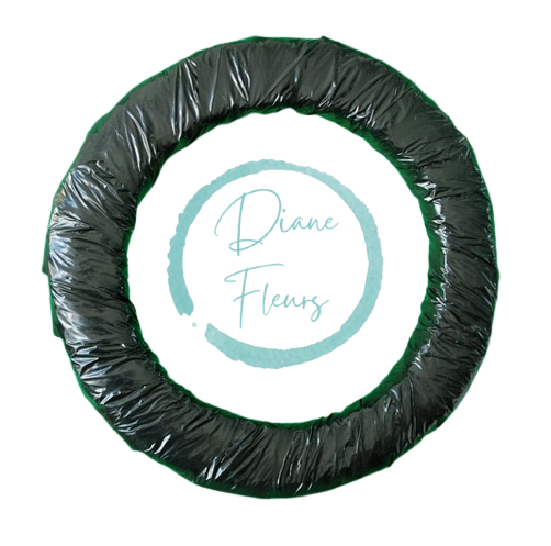 Slamený veniec obalený - výber z viacerých veľkostí - Priemer Ø: 55cm